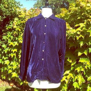 Southwestern Velvet Blouse